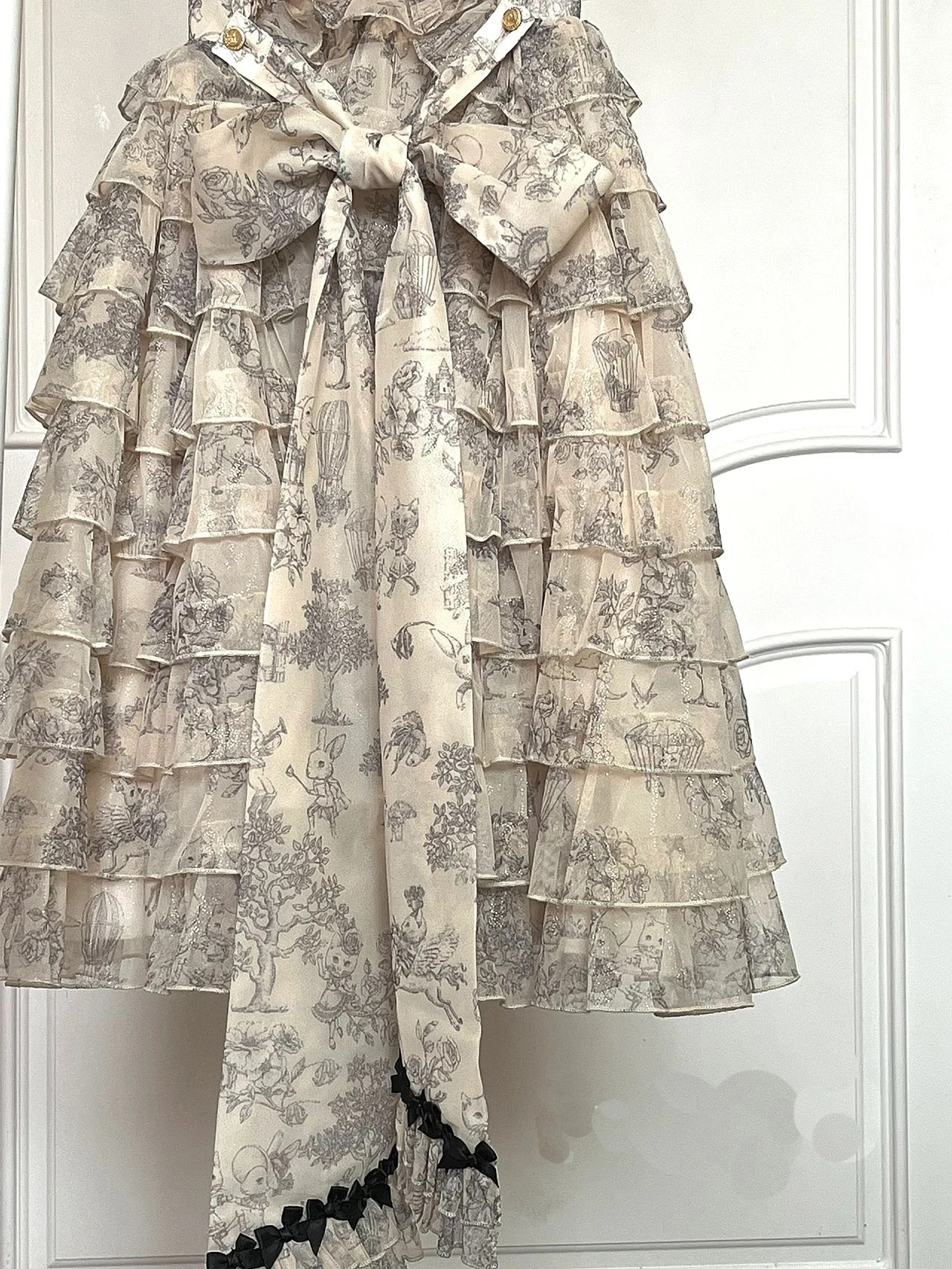 Elegant Layered Cake Lolita Skirt JSK Wedding Dress Puffy Princess Dress Lovely Soft Girl Costume Anime Entertainment