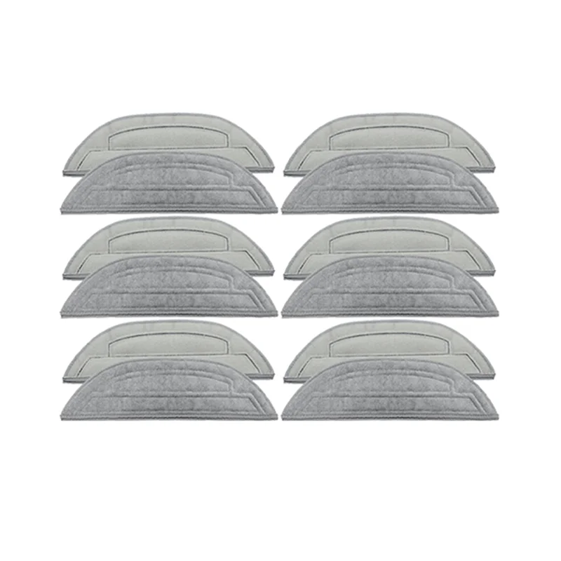 

F-T 12PCS Replacement Mop Cloth For Roborock S8 Maxv Ultra/G20S/S8pro Maxv Robot Vacuum Microfiber Mopping Cloth Accessories