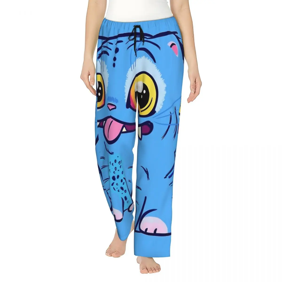 

Pajamas For Women Demon Cat Derpy Kpop Demon Hunters Leisure Pajama Pants Comfortable Sleepwear Bottoms Casual Home Pants