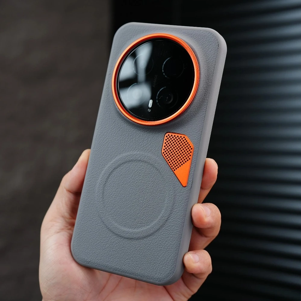 Solid Color Heat Dissipation Magnetic Bracket Anti-Drop Phone Case for Honor Magic 8 7 6 Pro Lite Wireless Charge Protect Cover