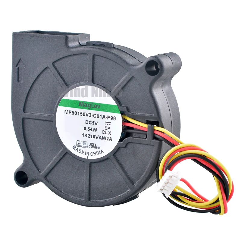 MF50150V3-C01A-F99 5 سنتيمتر 50 مللي متر مروحة 50x50x15 مللي متر DC5V 0.54 واط منفاخ مروحة الطرد المركزي مروحة التبريد لإعادة تشغيل السيارات/نوع R ، Vapo