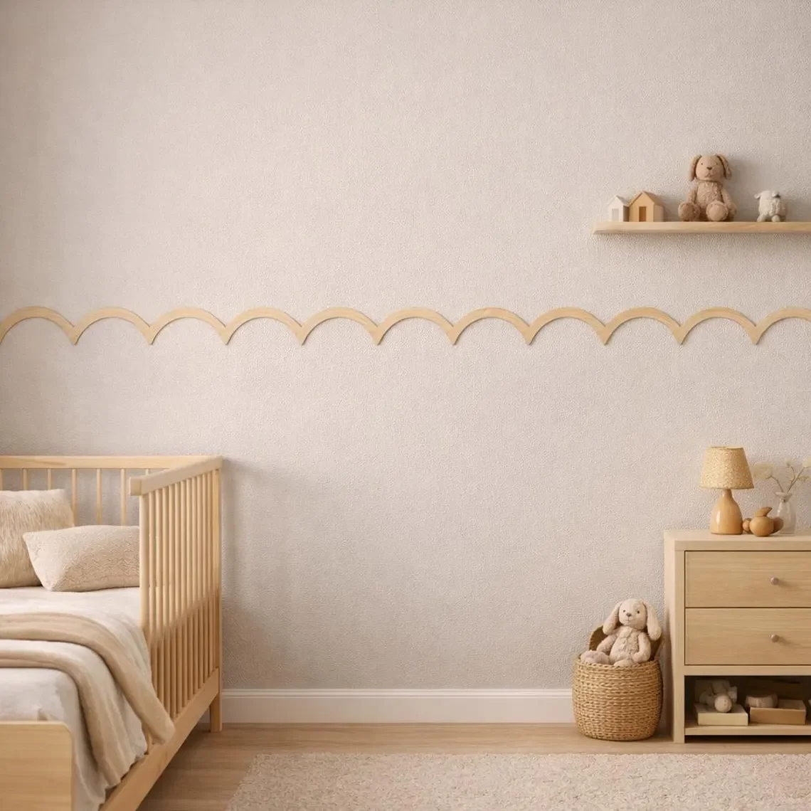 สติ๊กเกอร์ติดผนังลายเปลือกหอย - Wall Decal Nursery บทวิจารณ์และราคา