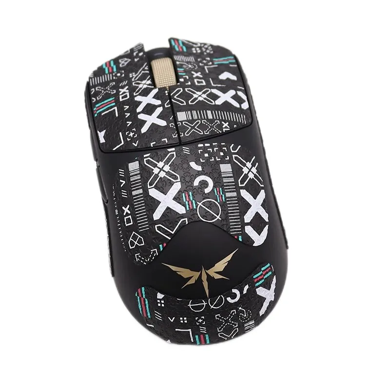 1 Set Stiker Pegangan Anti Selip Mouse untuk VGN Dragonfly F2 Pro Max/Ultra + Pita Anti Selip Anti Keringat Ultratipis