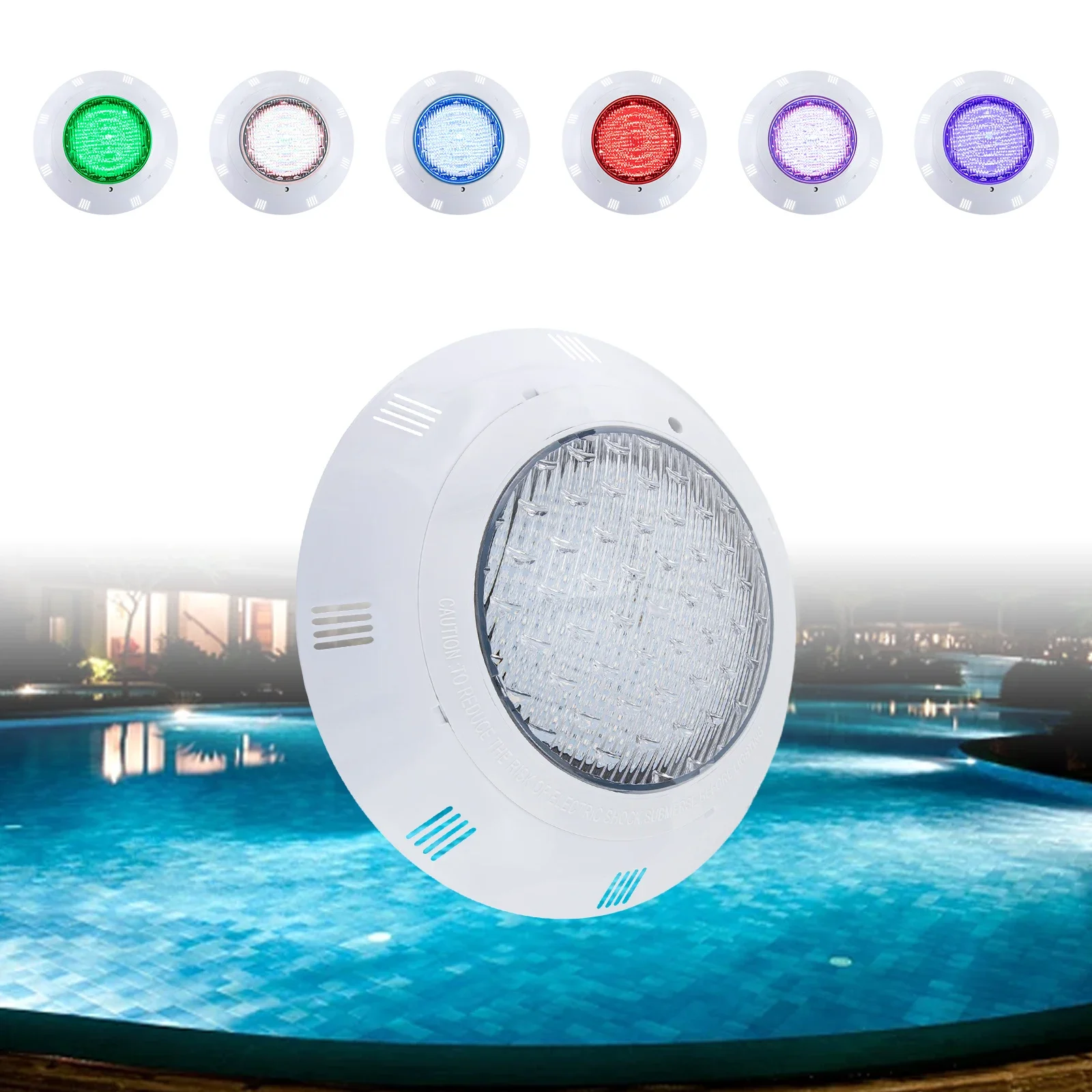 

11.6 Submersible Light 12V 36W Color Change Pool Light Pond Light Underwater Light RGB IP68 Waterproof Wurkkos Fishing light