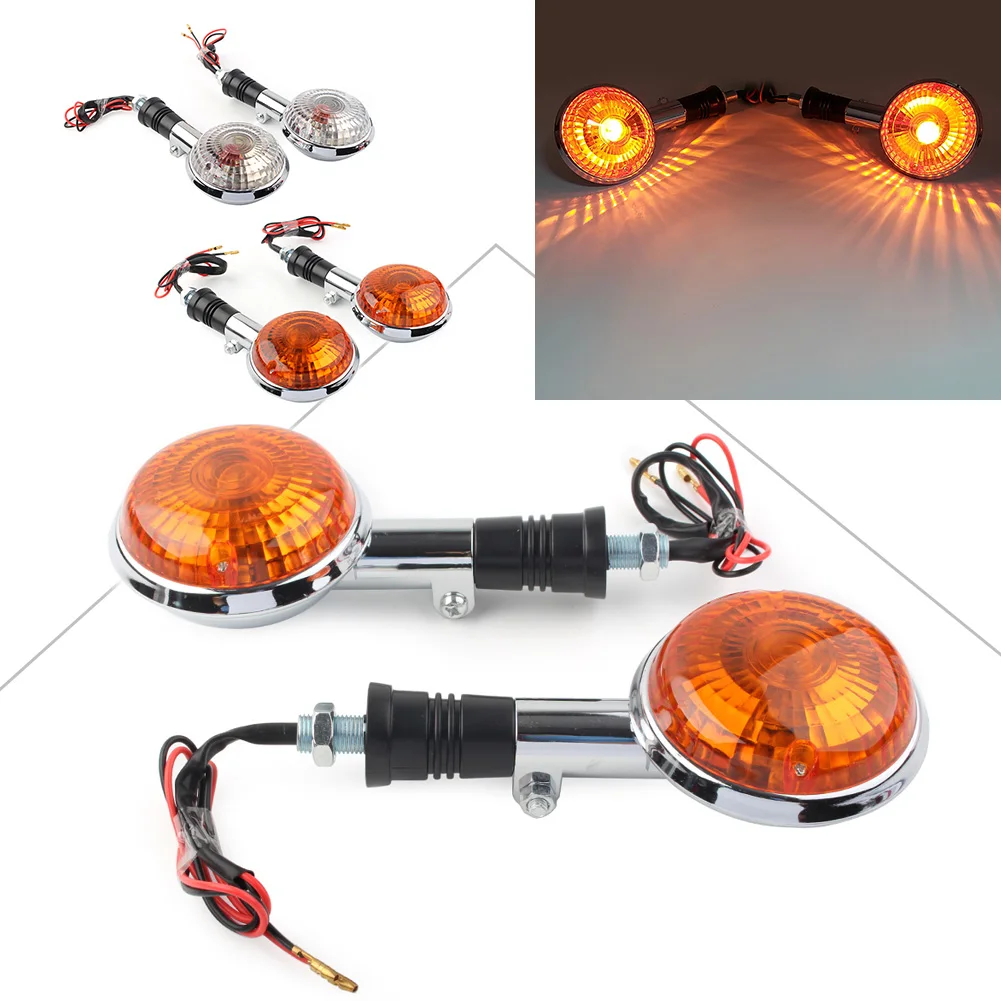 2Pcs Motorbike Turn Signal Indicator Light Indicator Blinker Lamp for Yamaha Vstar XVS XV400 650 1100 1300 V-MAX 1200