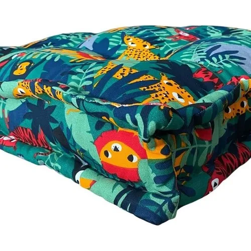 Cotton Shop Green Forest Biscuit Floor Cushion-Pallet Cushion