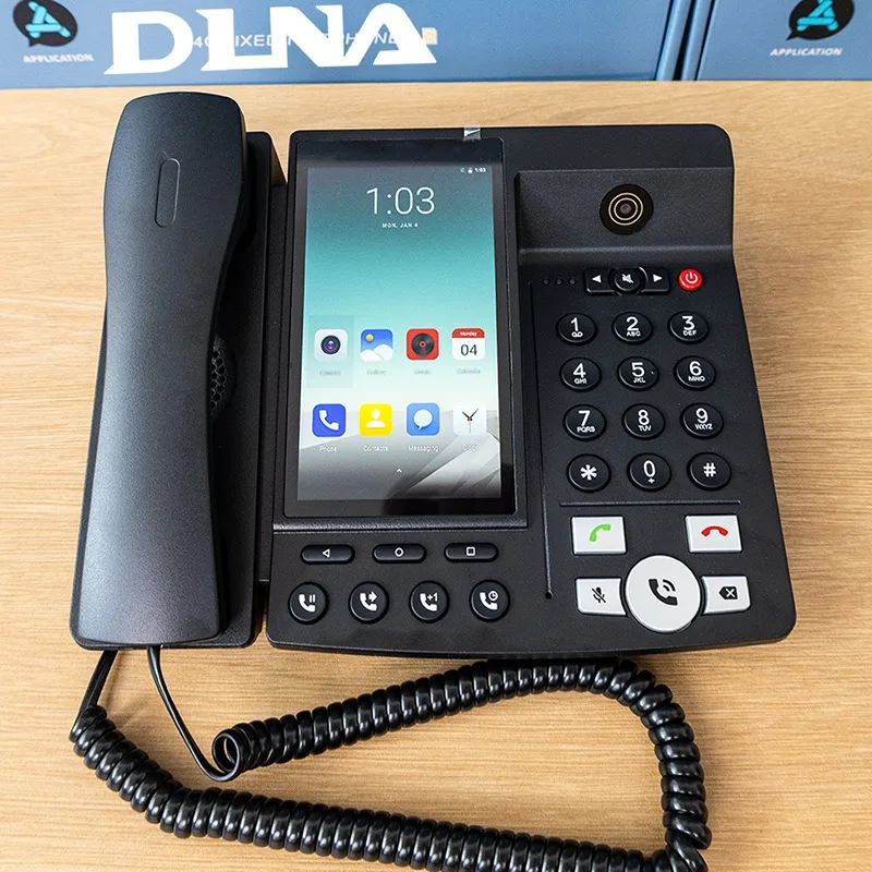 4G High-end Intelligent Android System Card Fixed-line Phone Landline ZT9500 Office Wireless Phone