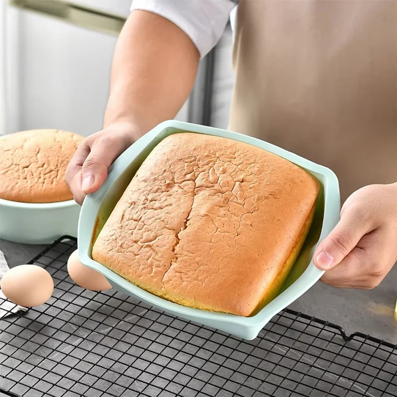 Silicone Bread Muffin Mold French Bread Plate Tiramisu Kitchen Bakeware Cake Pan 3D Cake Mold Baking Loaf Tool Pastry Baking 4pc