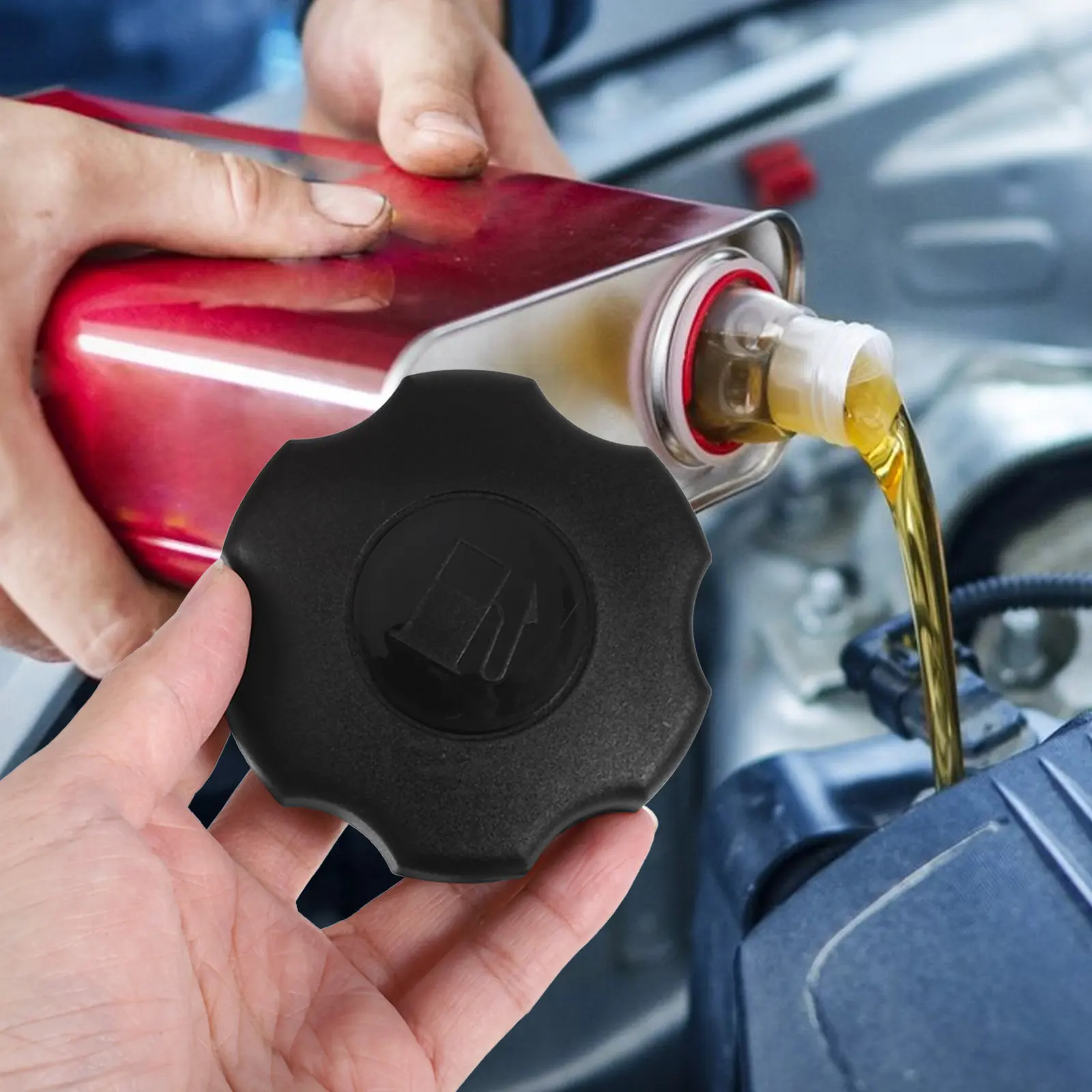 

2Pcs Gas Tank Cap Leakproof Replacement for 168f188f Engine Lawn Mower Generator Garden Equipment Fuel Tank Cover