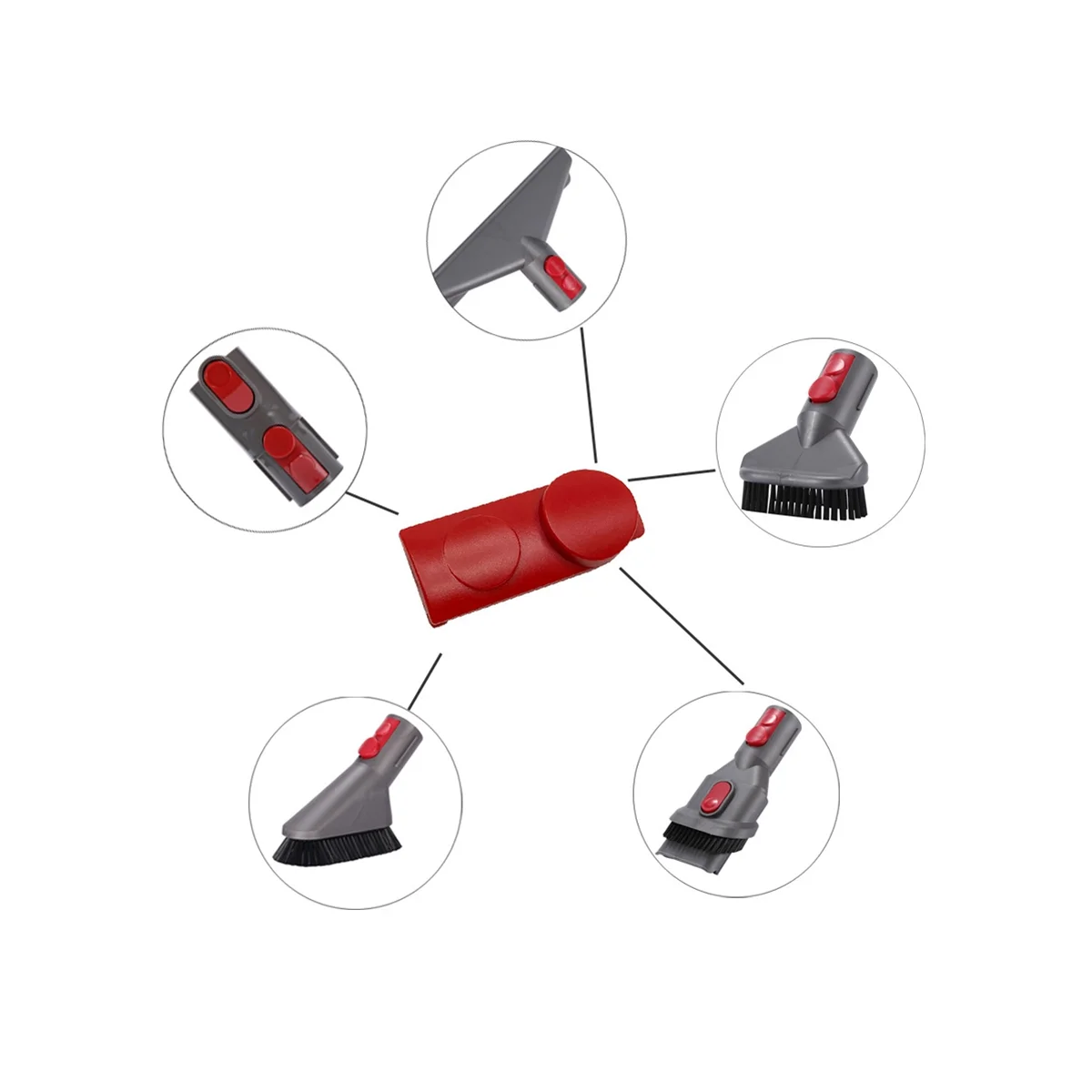أجزاء مكنسة كهربائية ل دايسون ، كليب مزلاج ، زر تبويب ، الربيع عصا أداة ، زر التبديل ، V6 ، V7 ، V8 ، V10 ، V11 ، V12 ، V15 ، 1 قطعة