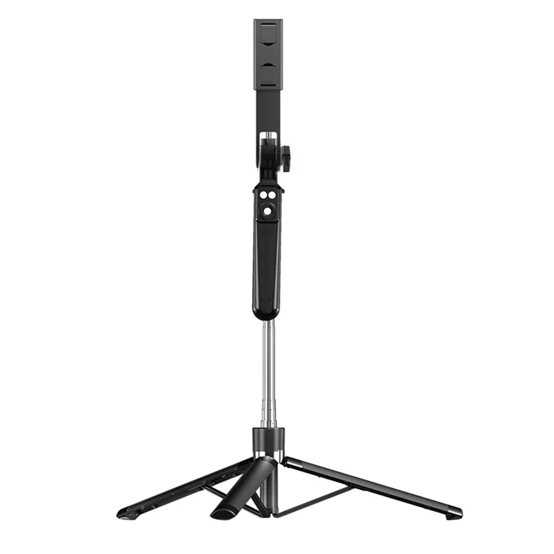BNVN-Expandable Phone Tripod Stand Selfie Stick With Fill Light Detachable BT Wireless Remote For Smartphone
