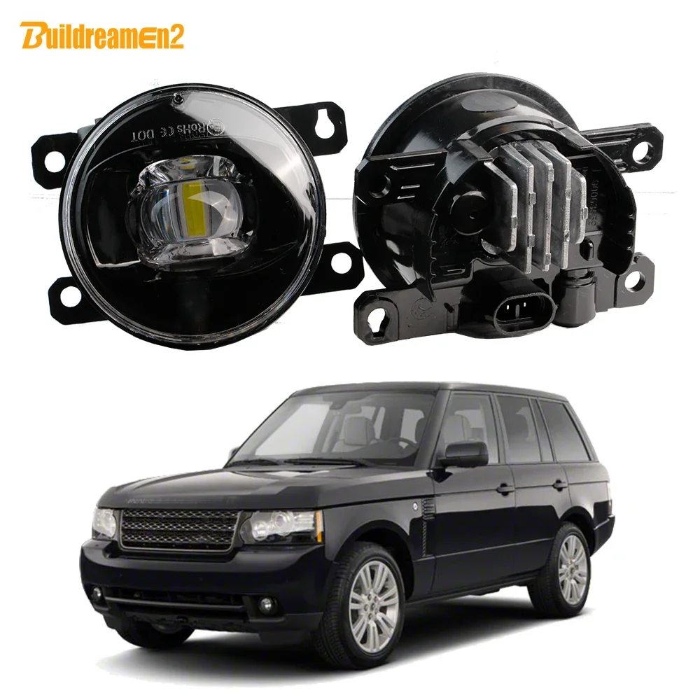 

2 X 30W LED Lens Fog Light 8000LM Car Passenger + Driver Fog Lamp For Land Rover Range Rover III SUV (LM) 2009 2010 2011 2012