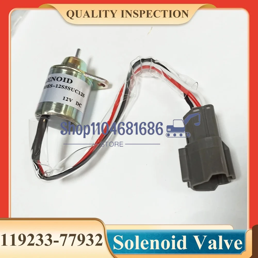 

1503ES-12S5SUC12S 12V Fuel Shut Off Solenoid 119233-77932 Engine Stop Solenoid Valve