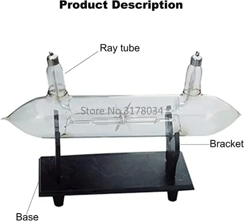 Imagen 2 del producto Tubo de rayos de cátodo para estudiantes, equipo de experimentos de efecto mecánico, enseñanza de física, osciloscopio de entrenamiento