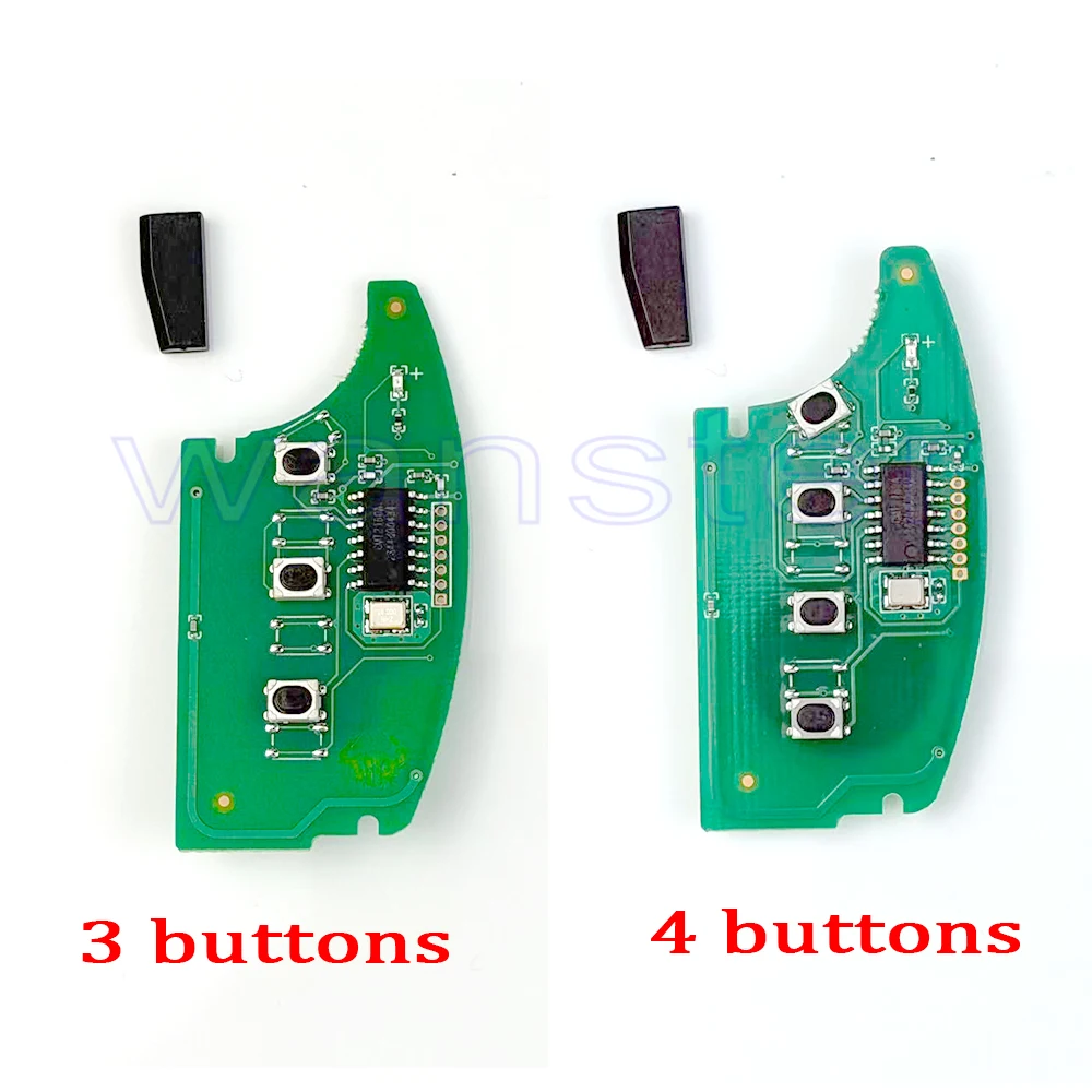 For Hyundai Tucson I20 Santa Fe Sonata Elantra Accent Ix35 IX45 I30 Solaris 315/433Mhz ID46 Chip 3 Bottons Car Key Fob Shell