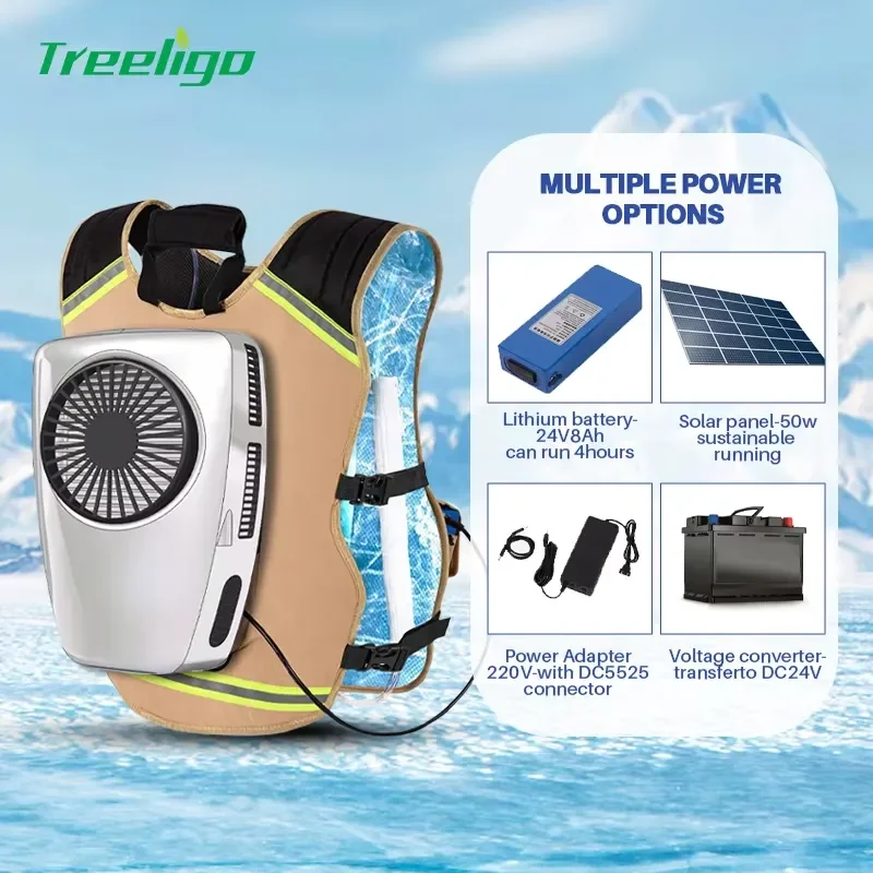Battery Wearable Personal Air-conditioning Suit for Electric Soldering Work Portable Outdoor Wearable air Conditioned Jackets