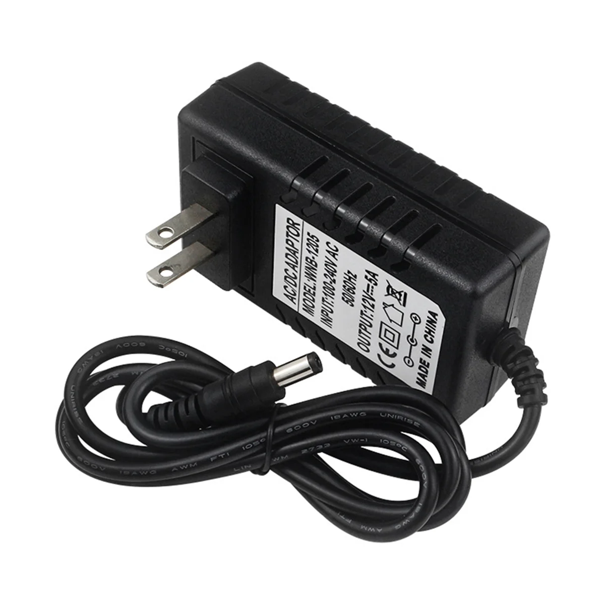 

For Banana Pi R4 Power Supply 12V 5A DC Power Adapter 100-240V Input Charger for R4 Development Board - US Plug