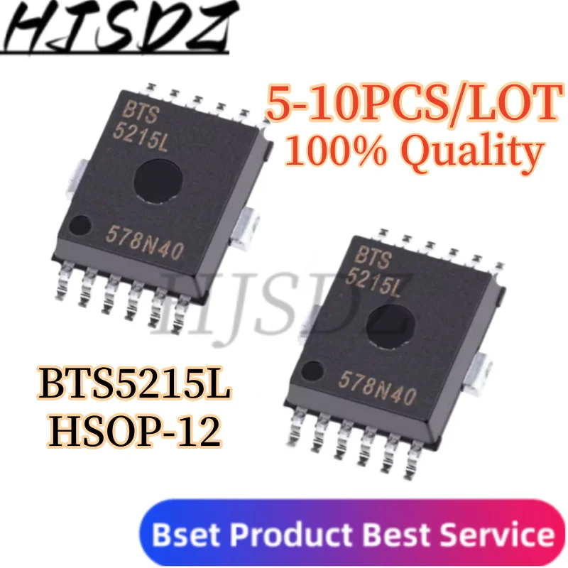 【5-10PCS/LOT】BTS5215L BTS5215 SMT HSOP-12 power switch chip