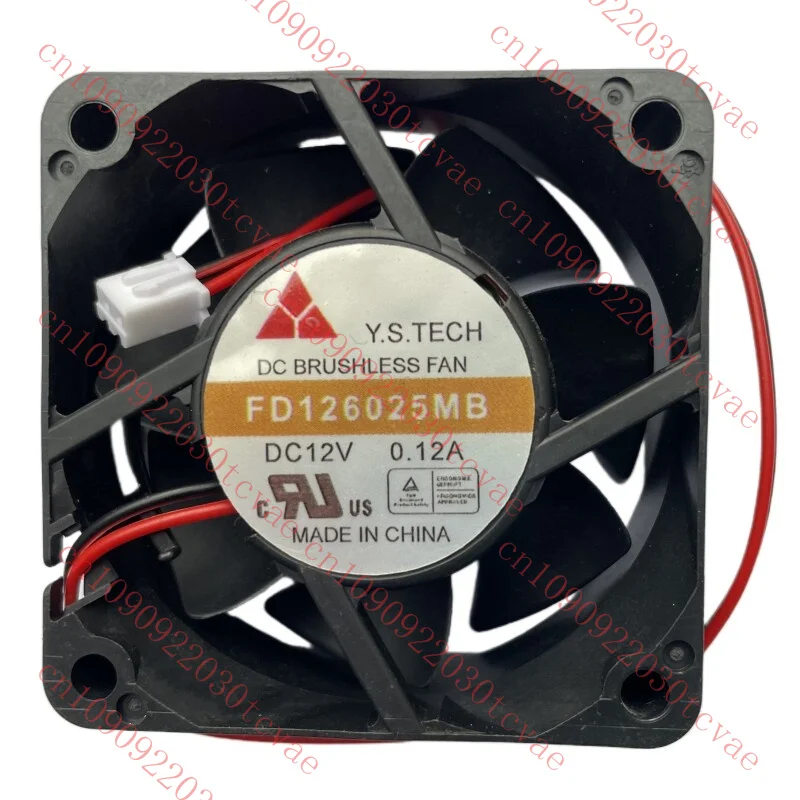 

Новый 2-проводной охлаждающий вентилятор для сервера FD126025MB DC 12 В 0,12 А 6025 для Y.S.tech