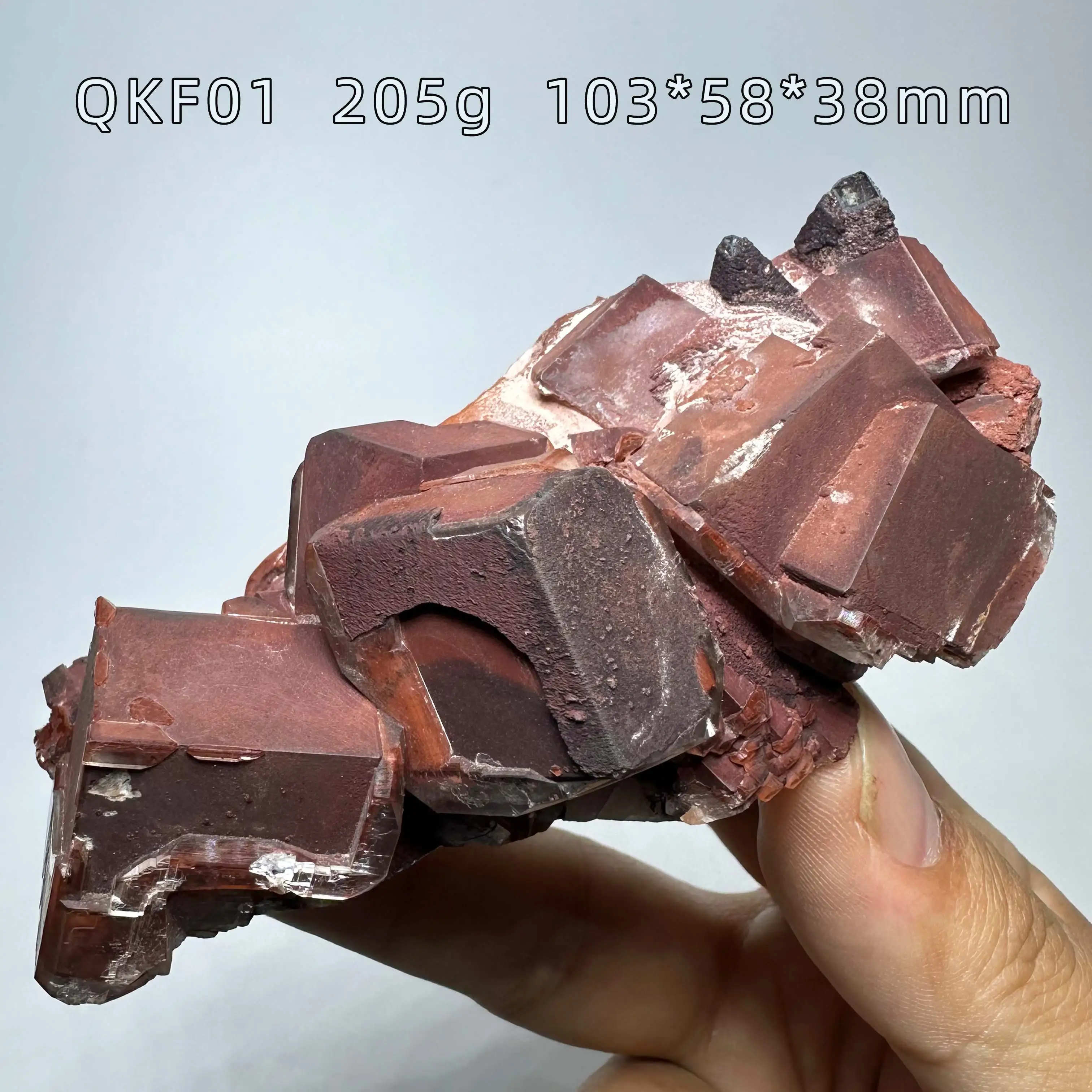 Natural Stepped Shaped Chocolate Calcite Rock Original Mineral Specimen Quartz Healing Stone Home Decor