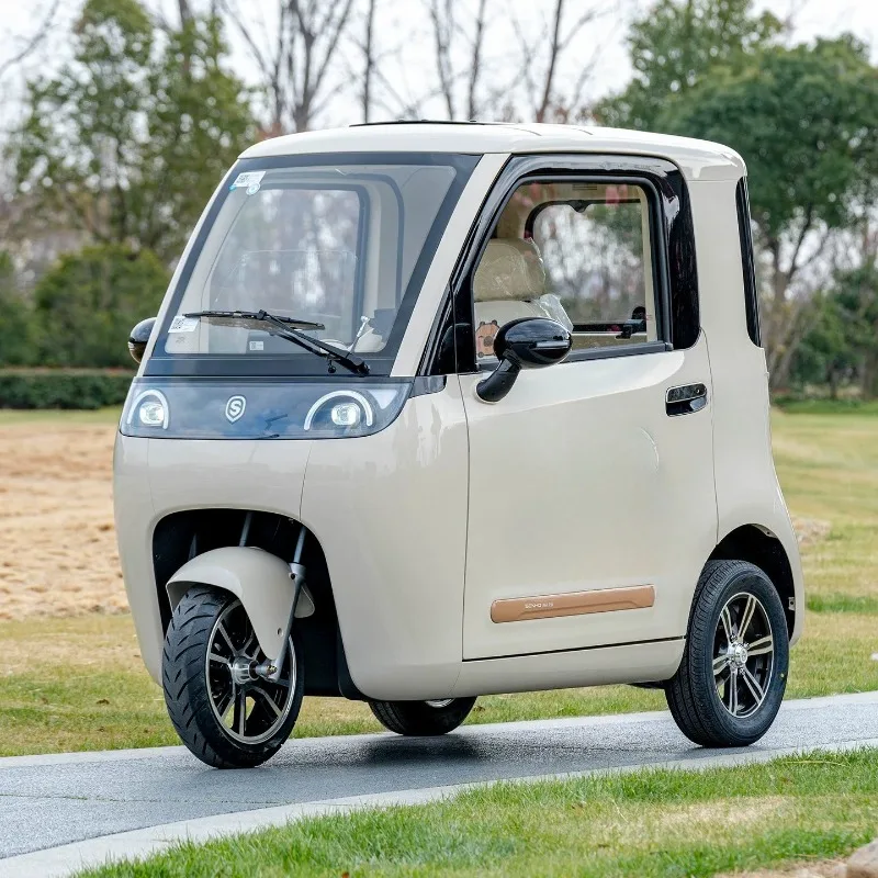 E01Pro Intelligent Power Edition Electric Three-wheeled Caravan Fully Enclosed Small Scooter Pick Up and Drop Off Children