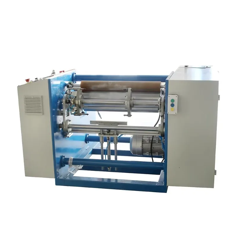 Jinchin Aluminum Foil Rewinding Machine Semi-Automatic 2-Station 380V 4.5KW High-Accuracy High Masking Tape Jumbo Roll