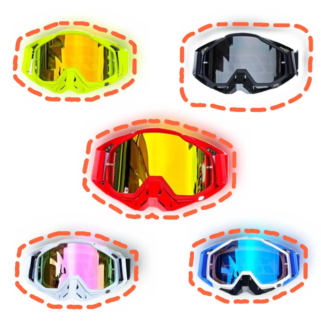 

Hot Motorcycle Glasses Men Motocross Goggles Helmet MX Moto Dirt Bike ATV Ski Outdoor Sports Glass Scooter Googles Mask Cycling