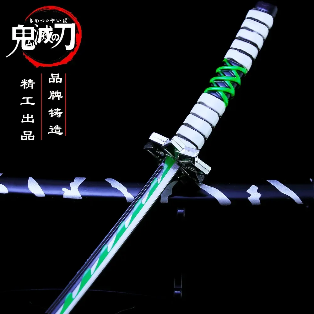 Ghost Slayer Katana Sword Shinazugawa Sanemi Nichirin Blade Japanese Anime Samurai Sword Metal Weapon Model Gifts Toys for Boys