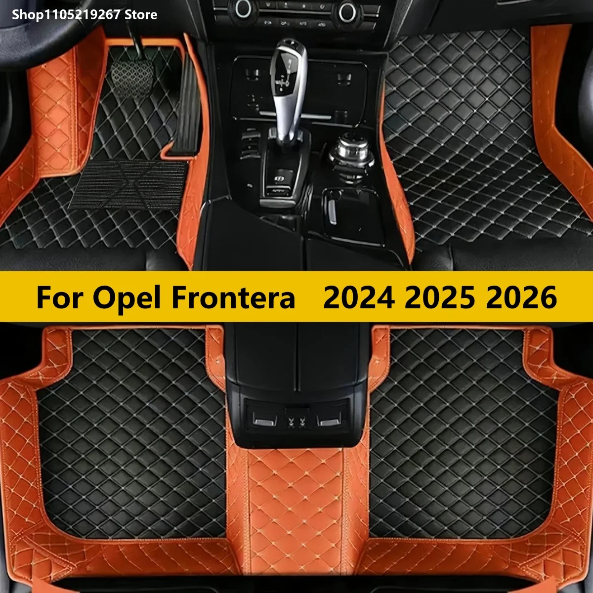 

Car Floor Mats For Opel Frontera 2024 2025 2026 Carpets Leather Mat Durable Rugs Anti Dirty Pad Set