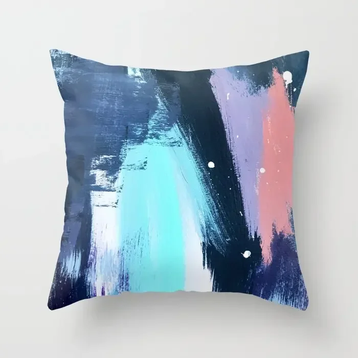 Graffiti painting home decor pillowcase polyester sofa car throw pillowcase square cushion cover 40 45 50 60cm