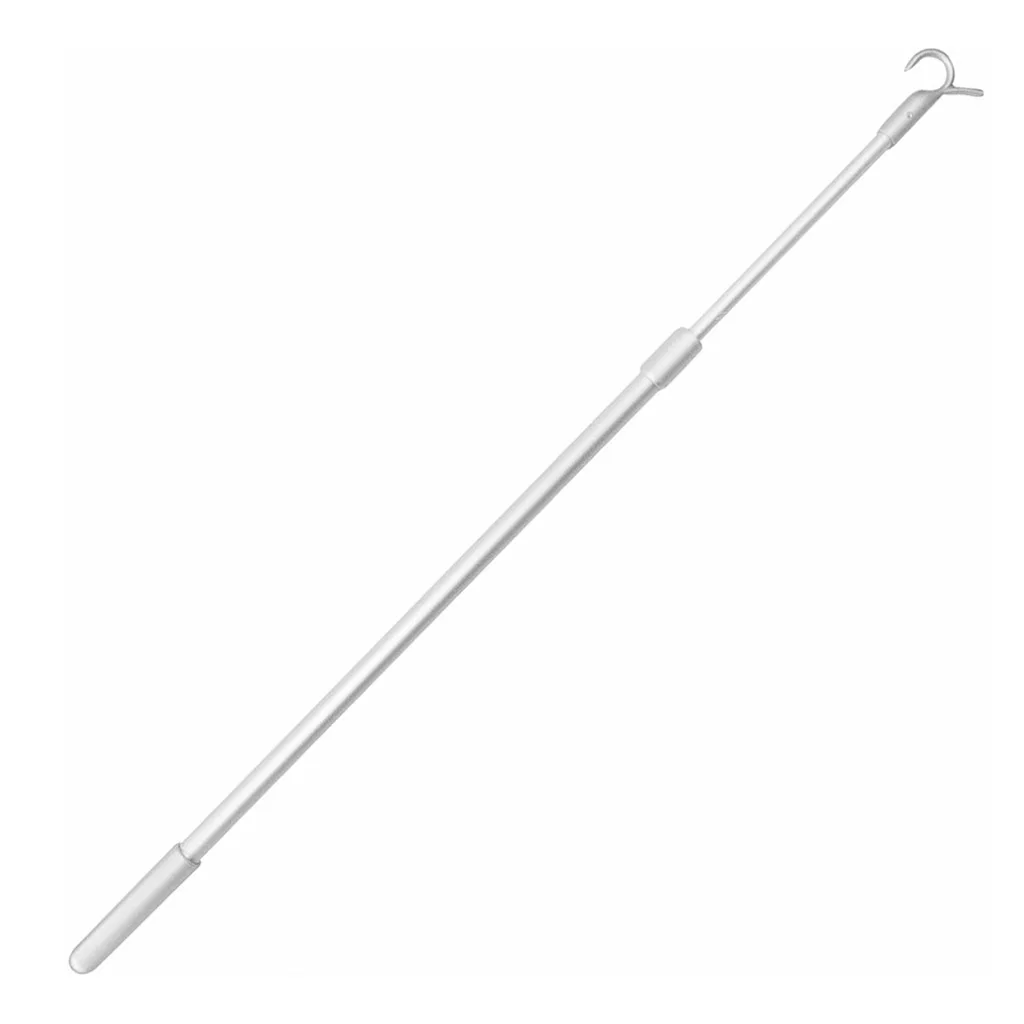 24inch Adjustable Curtain Wand Telescopic Aluminum Rod Durable Blinds Opener Manual Control Stick Modern Home Shading Accessorie