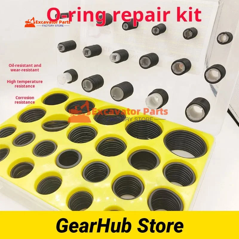 For Sany sy SY75/135/205/215/235/305 Fluorine glue O Shaped seal ring Oil seal repair box Excavator Parts