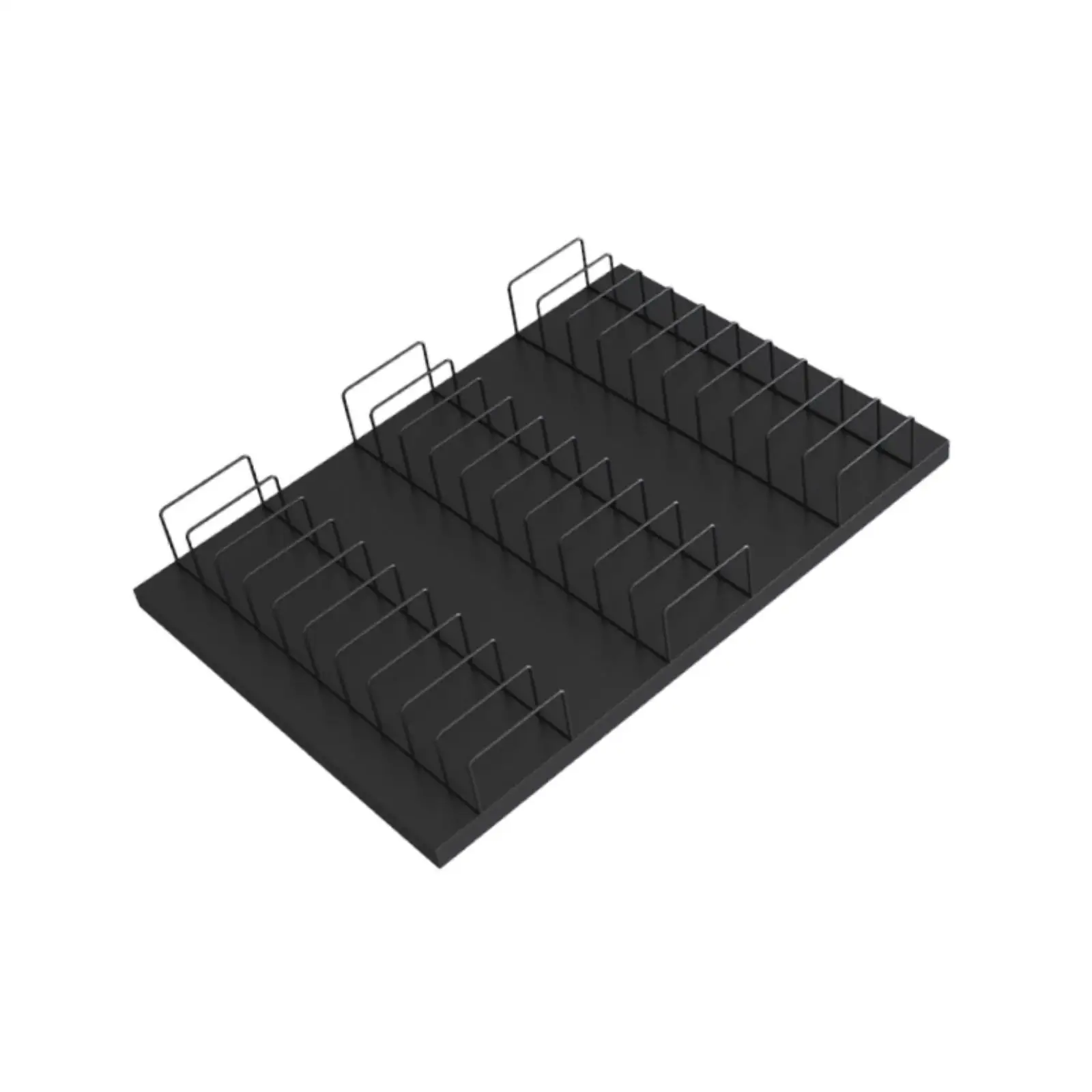 Desktop Tile Display Rack Glass Holder Classic Space Saving 30 Card Slots Marble Sample Display Stand for Vendors Commercial