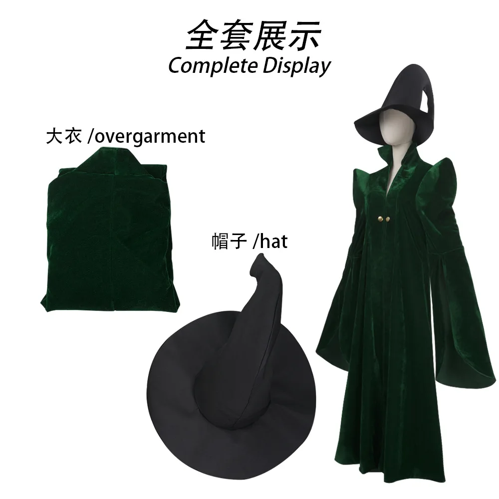 Professor Severus Sneep Cosplay Kostuum Hogwarts School Zwarte Cape Shirt Pak In Menselijk Gewaad Toverstaf Carnaval Party Uniform - afbeelding 1