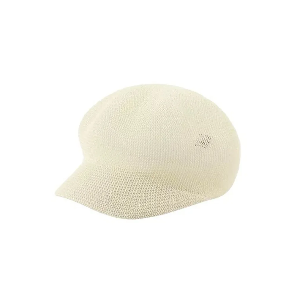 

Casual Solid Color Grass Beanie Cap Thin Grass Women Baseball Cap Sunshade Peaked Hat Octagonal Cap Women