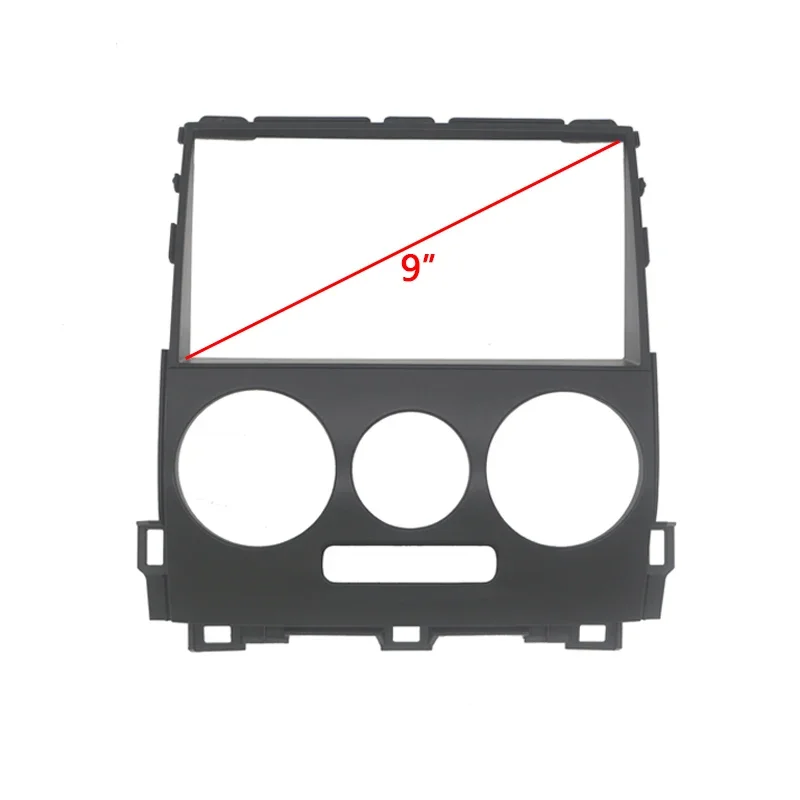 9inch 2Din Car Radio Fascia Frame with cable Fit for Toyota prado 120 2003-2009 Android GPS Panel Dash Frame Kit