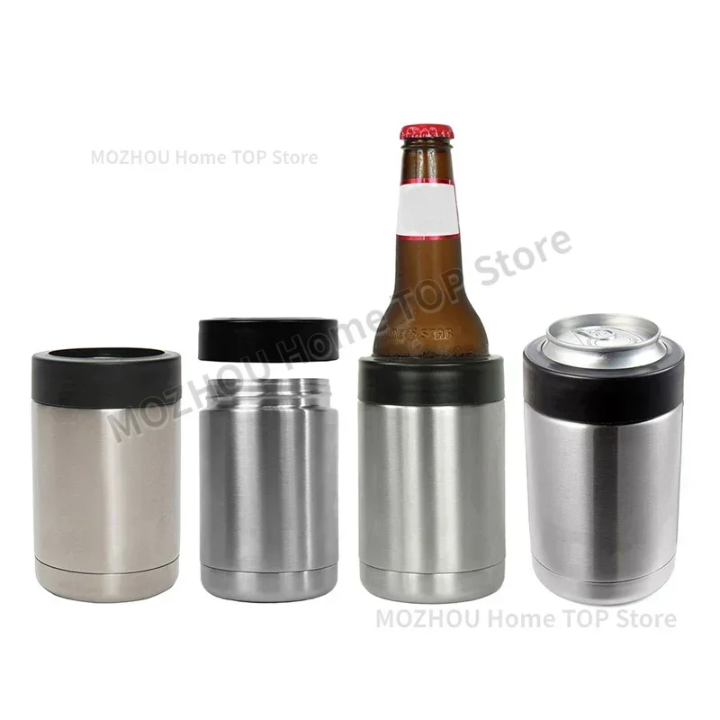 

16 OZ Stainless Steel Beer Bottle Cold Keeper Can/Bottle Holder Double Wall Vacuum Insulated Beer Bottle Cooler Bar Accessories