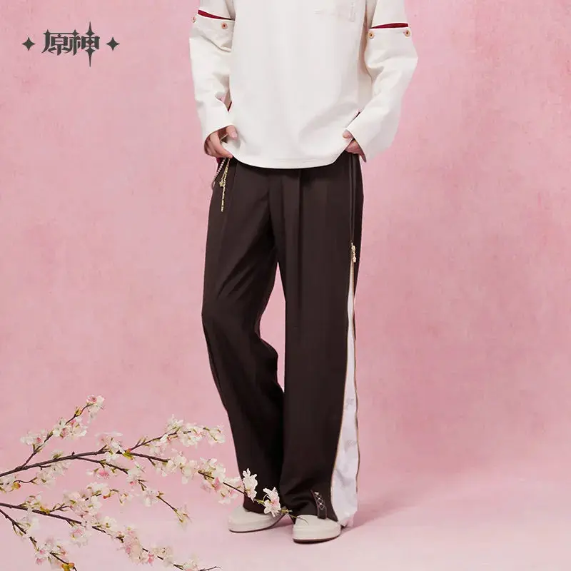 [Genuine] MiHoYo Game Yae Miko Pants Genshin Impact Yae Miko Theme Casual Pants Clothing Wide-Leg Pants Cosplay Halloween Gifts
