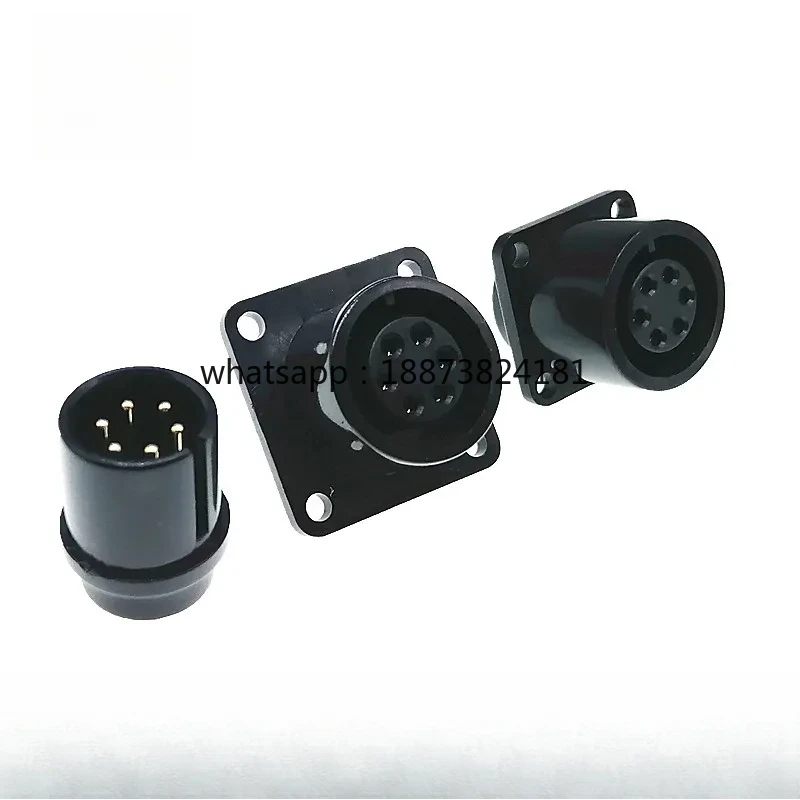 

6 Pin AAMI Connector Male and Socket Female For Mindray Edan Goldway Biolight Comen Guoteng Patient Device fast shipping
