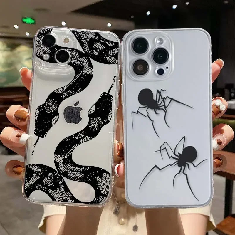 Cool Snake Sea Turtle Case For Samsung Galaxy A14 5G A13 A12 A51 A71 A03 A52 A53 A50 A30 A32 A23 Cover  Silicone Couqe