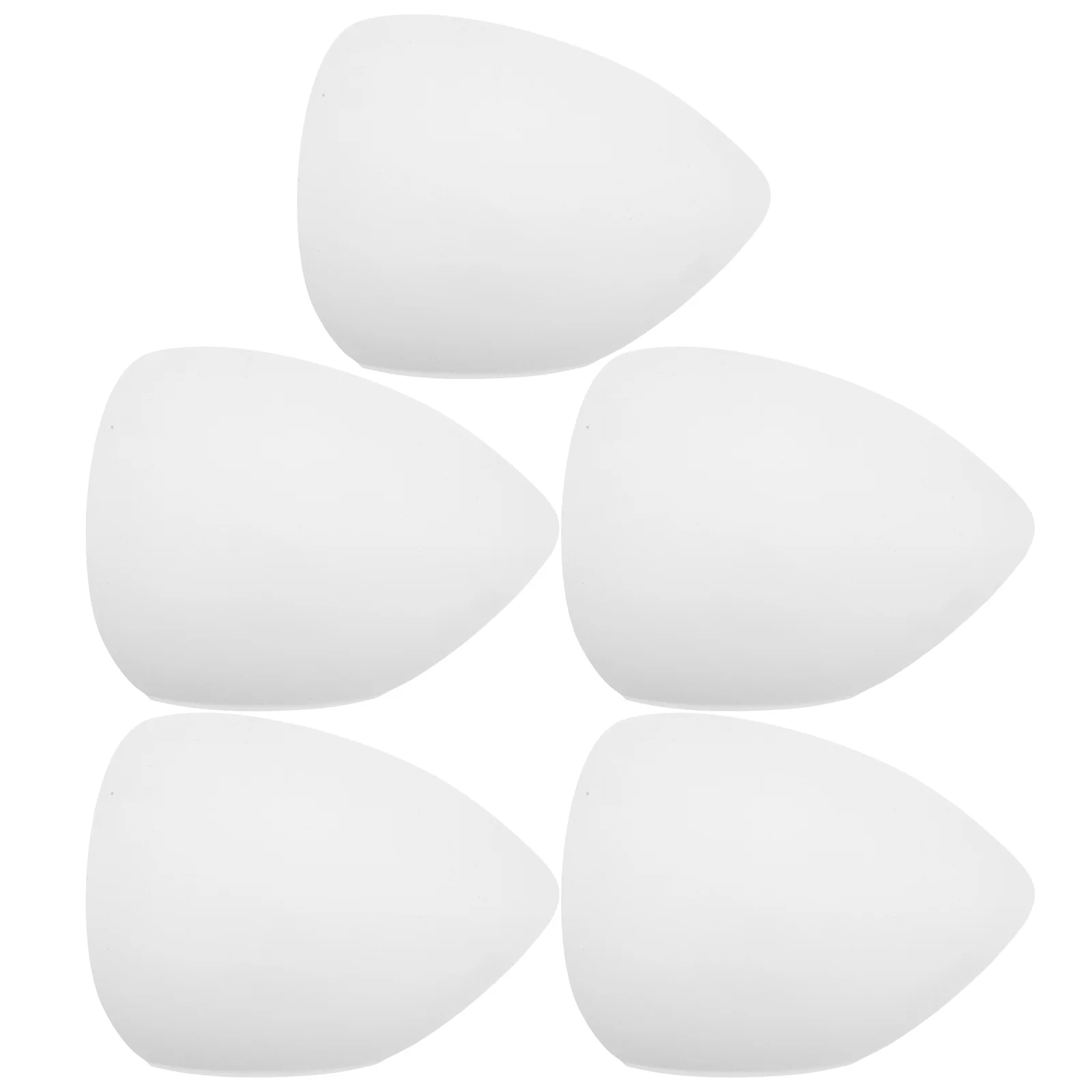 

5pcs Blank White Plastic Full Face Masks For Crafts Diy Paintable Halloween Cosplay Masquerade Party Dress Up Accessories