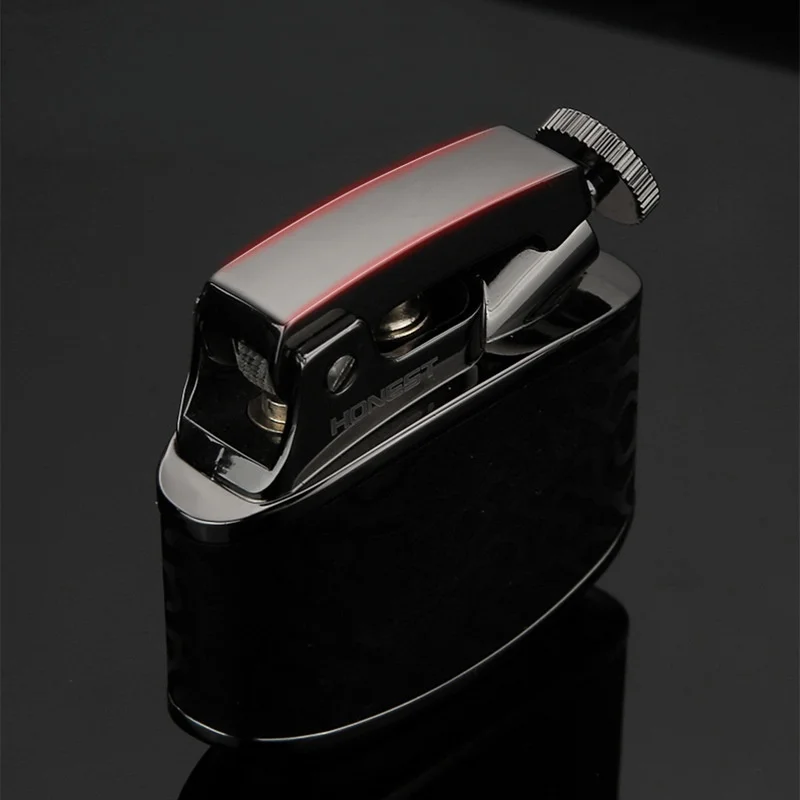 HONEST Grinding Wheel Retro Lighter Metal Fashionable Lighter Premium Smoking Accessories Gift Advanced Classic Outdoor Lighter