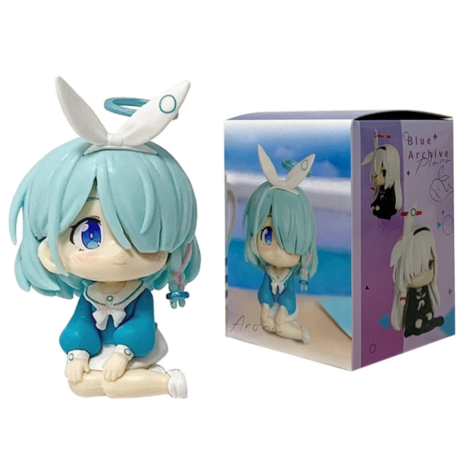 7.5 سنتيمتر 10 سنتيمتر أنيمي الأزرق الأرشيف تمثال نموذج عمل أرقام البلاستيكية عيد ميلاد لعبة الهدايا #4