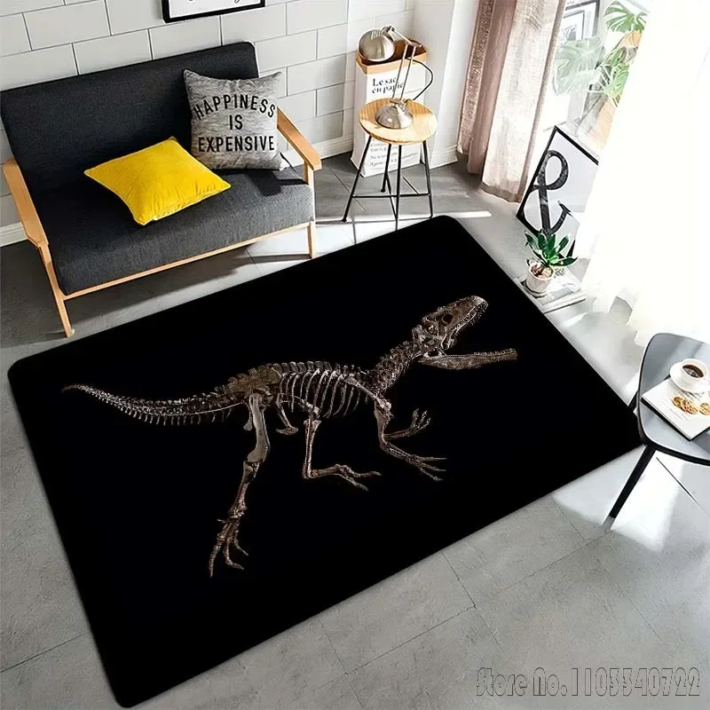 Dinosaur Animal Fossils Pattern Carpets for Living Room Bedroom Floor Mat Decor Anti-slip Rugs Sofa Mat Home Decor Rugs