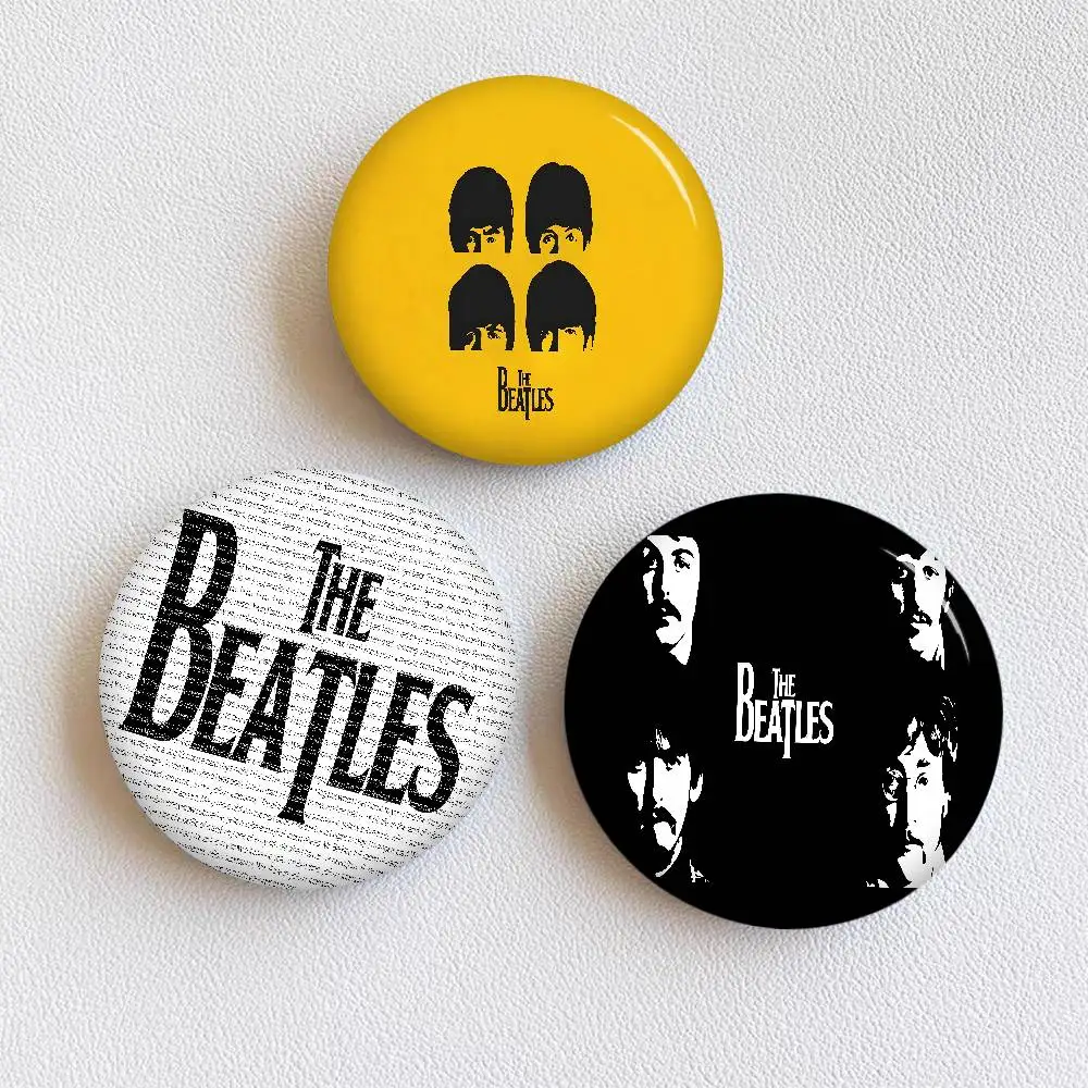 The B-Beatles Rock Band 58mm Animals Funny Brooches Badge Backpack Clothes Gift Accessory