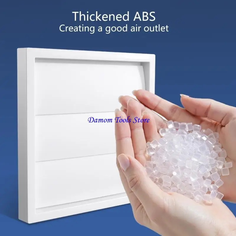 57BE Square ABS Ventilation Grille Resistant for Indoor Outdoor Moisture Control