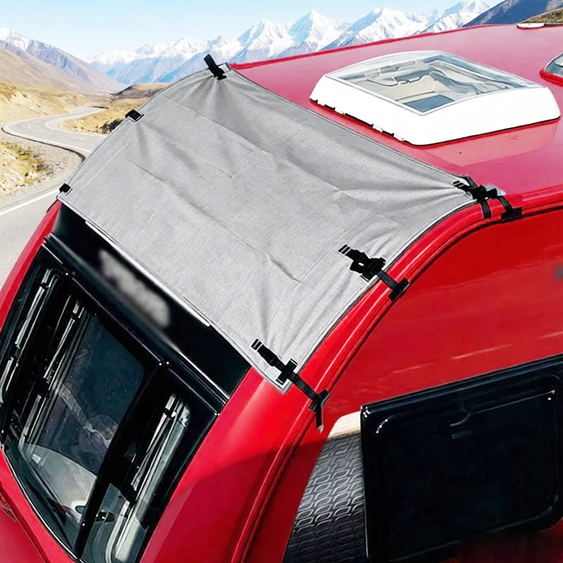 Universal RVs Caravan Front Towing Cover Anti-UV Windproof Camper Cover For Thermal Insulation Skylight Protector RV Accessories
