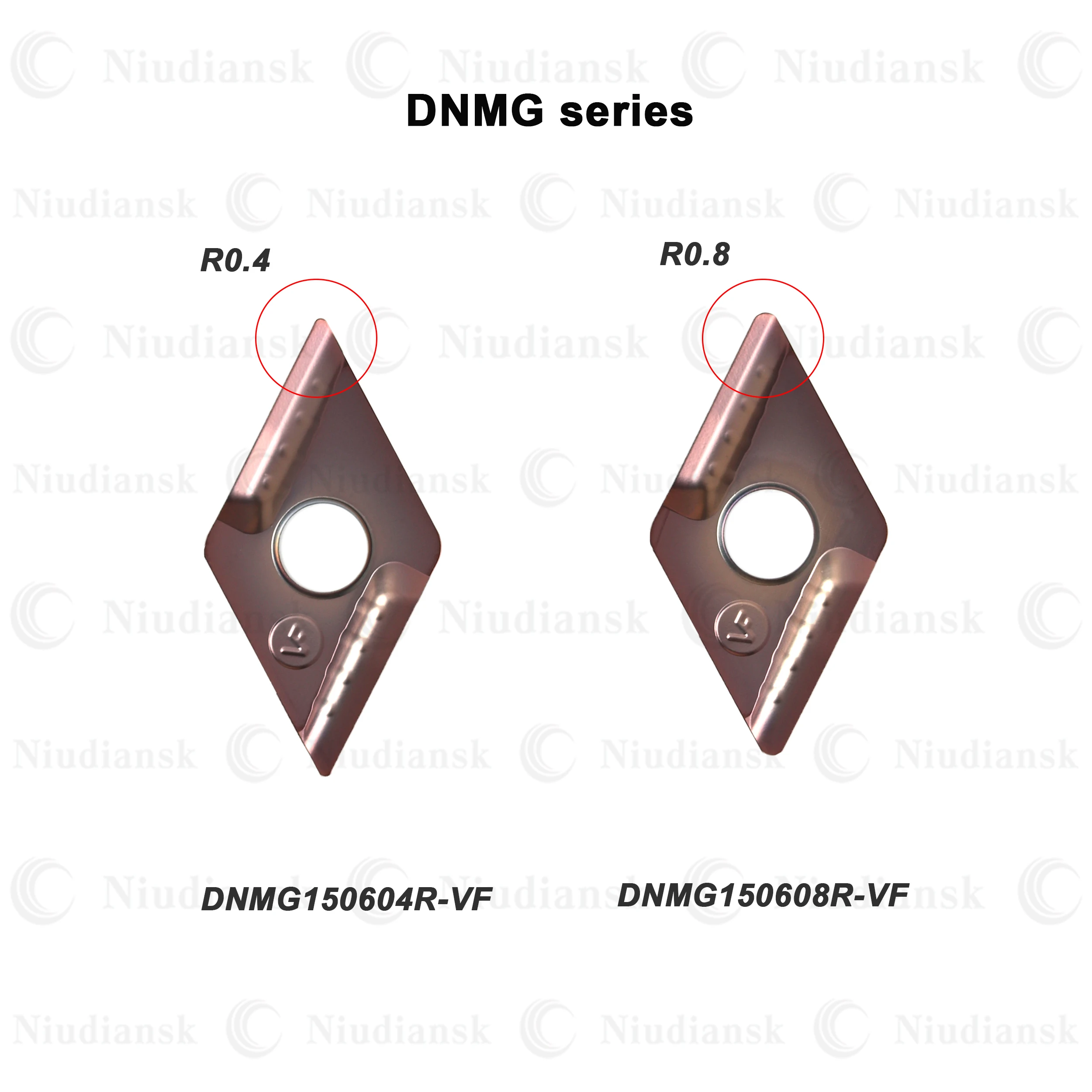 Imagem -06 - Deskar-ferramenta de Torneamento Externo para Cortador de Lâmina de Corte Torno Cnc Inserções de Carboneto Cortador Dnmg150604 Dnmg150608r vf Lf6118 Aço Inoxidável