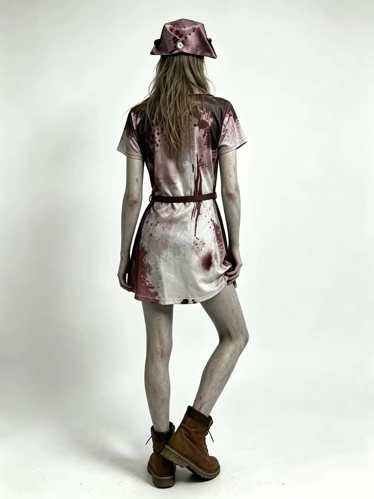 Déguisement Infirmière Zombie Ensanglantée – photo 7