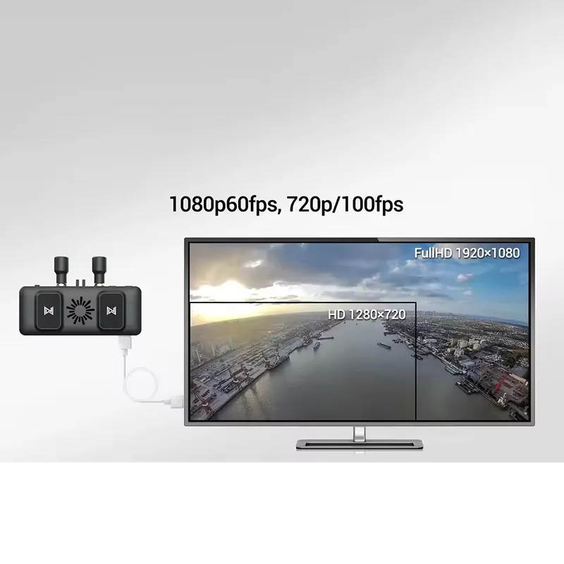 Walksnail Avatar VRX 1080P/60FPS 4KM de Distancia con Kit Avatar 1S / Kit Avatar HD Micro para Dron FPV Freestyle Modelo RC